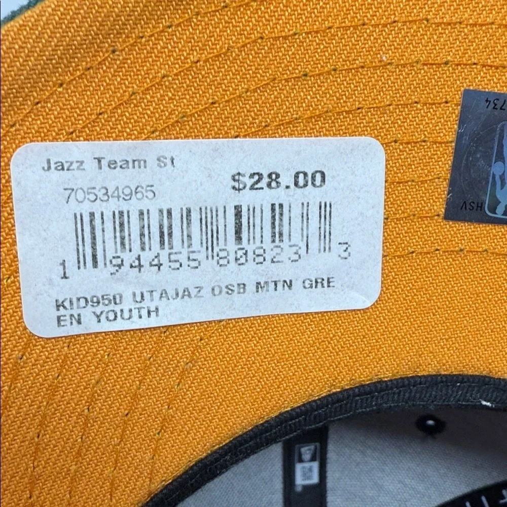 New Era Utah Jazz Youth Snapback Cap Baseball Hat